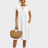 Anikka - Simple dress with pockets