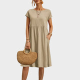 Anikka - Simple dress with pockets