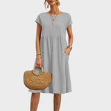 Anikka - Simple dress with pockets