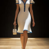 Spring - Elegant Midi Dress