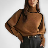 Emili - Miękki i elegancki sweter z wysokim golfem