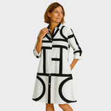 Petra - Dress with Geometric Pattern