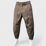 MARCELO™ | Elegant pants with mixed fabric