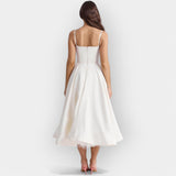 Elegancka midi sukienka na lato