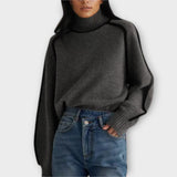 Emili - Miękki i elegancki sweter z wysokim golfem