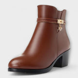 Emilia – Eleganckie zimowe botki na zamek