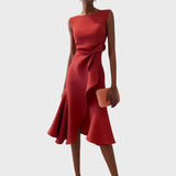 Katarina - Asymmetric Midi Dress Set