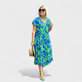 Rita - Elegant Colorful Dress