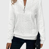 Nora™ | Sweter z zamkiem błyskawicznym