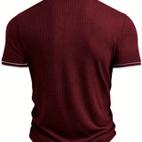 Śniegomir – Eleganckie polo z kontrastowym kołnierzykiem