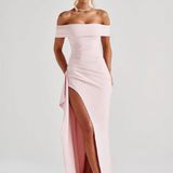 Rilena – Letnia sukienka maxi z rozcięciem