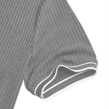 Śniegomir – Eleganckie polo z kontrastowym kołnierzykiem