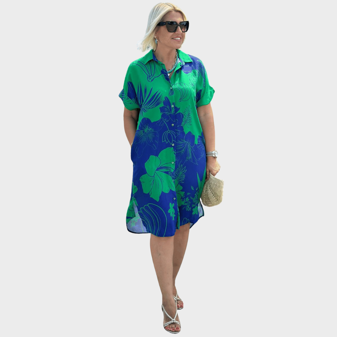 Sara - Dress with Floral Pattern