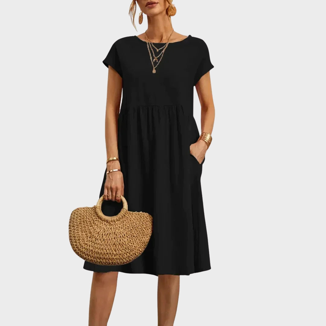 Anikka - Simple dress with pockets