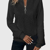 Nora™ | Sweter z zamkiem błyskawicznym