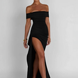 Rilena – Letnia sukienka maxi z rozcięciem