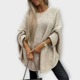 Izabel - Elegancki damski sweter z okrągłym dekoltem