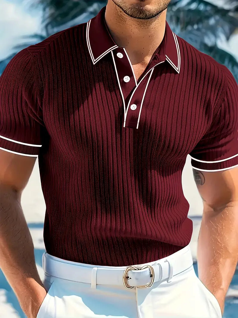 Goran - Elegancka polo z krótkim rękawem