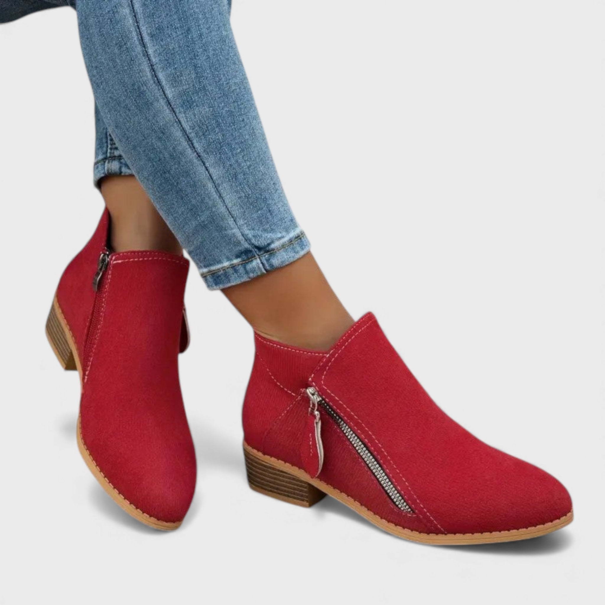 Kalina – Damskie botki na zamek