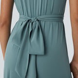 Jaromil – Elegancka sukienka kopertowa z wysokim stanem