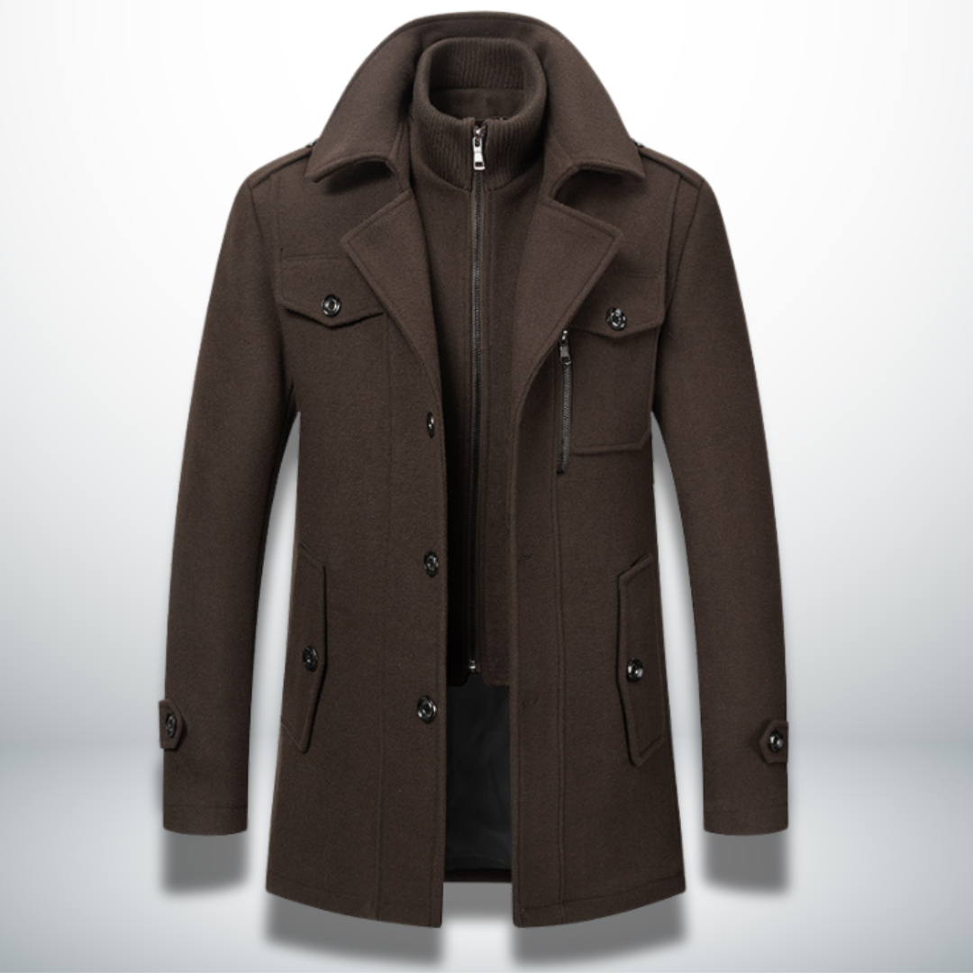 Angelo™ | Ciepły i elegancki płaszcz dla mężczyzn