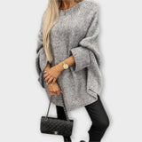 Izabel - Elegancki damski sweter z okrągłym dekoltem