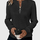 Nora™ | Sweter z zamkiem błyskawicznym