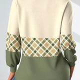 Anèle | Sweter z kolorowymi detalami