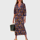 Dora | Maxi sukienka w stylu retro