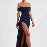 Rilena – Letnia sukienka maxi z rozcięciem