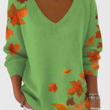 Sera™ | Elegancki Sweter z Dekoltem w Serek