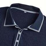 Śniegomir – Eleganckie polo z kontrastowym kołnierzykiem