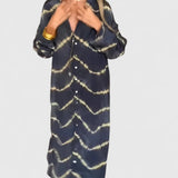 Amelie™ | Elegancka Boho Pasiasta Maxi Sukienka