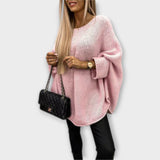 Izabel - Elegancki damski sweter z okrągłym dekoltem