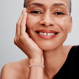 Shannelise | Kubańska Różowa Bransoletka 18k Złoto