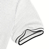 Śniegomir – Eleganckie polo z kontrastowym kołnierzykiem