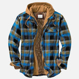 Szymon™ – Stylowa Kurtka Patchworkowa w Kratę, Pełna Charakteru