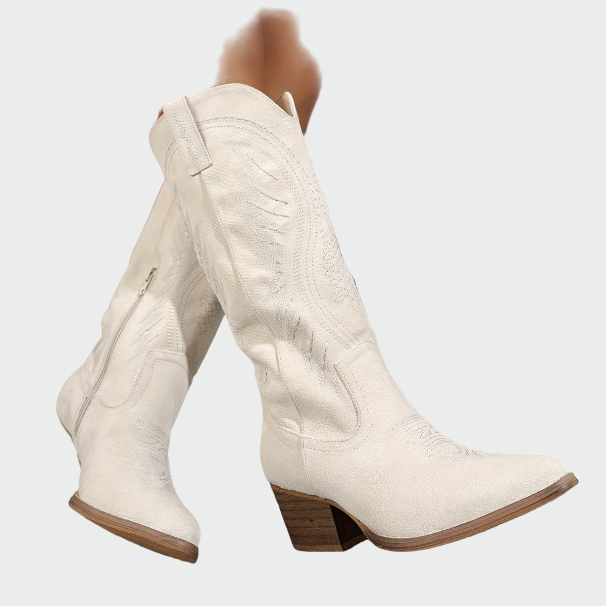 Biserka - Stylowe haftowane zachodnie buty