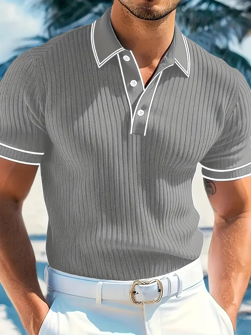 Goran - Elegancka polo z krótkim rękawem