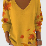 Sera™ | Elegancki Sweter z Dekoltem w Serek