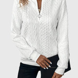 Nora™ | Sweter z zamkiem błyskawicznym