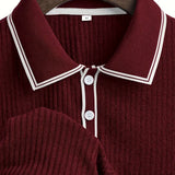 Śniegomir – Eleganckie polo z kontrastowym kołnierzykiem