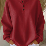 Anne | Codzienna bluza z kołnierzem