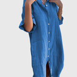 Jady™ | Luźna sukienka koszulowa w stylu Ibiza