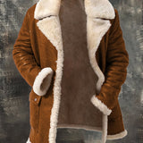 Boryslaw - Ciepła gęsta pluszowa kurtka