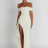 Rilena – Letnia sukienka maxi z rozcięciem