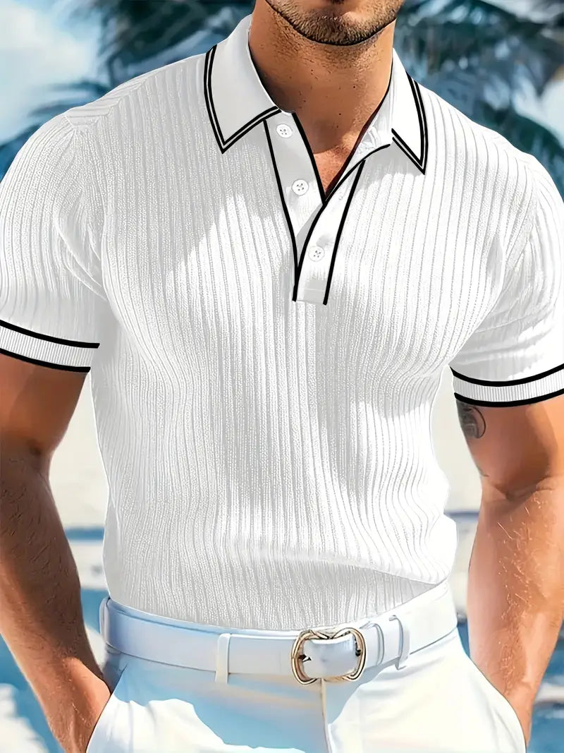 Goran - Elegancka polo z krótkim rękawem