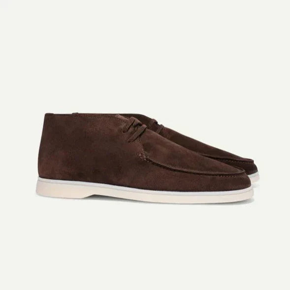 Emil - Zamszowe buty na sznurówki