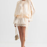 Lidzjana | Elegancka krótka sukienka boho