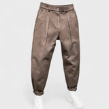 MARCELO™ | Elegant pants with mixed fabric